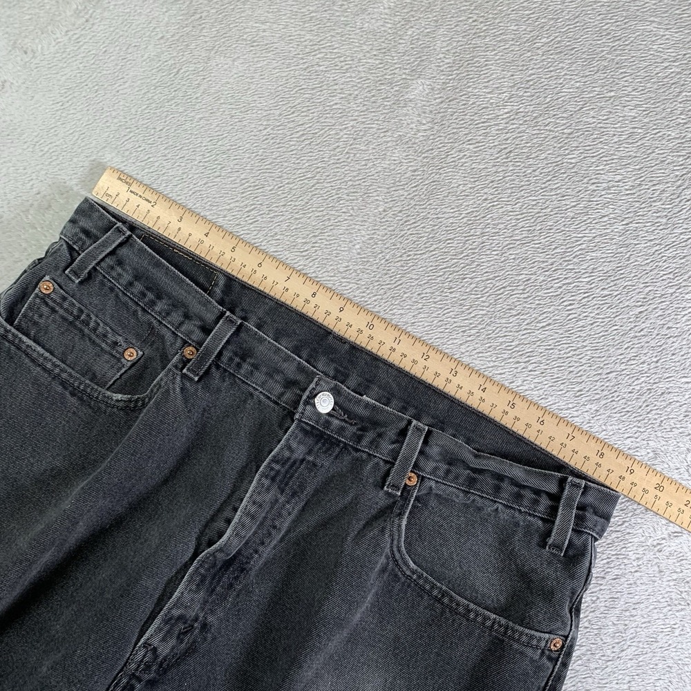 Vintage Levis 550 Jeans Mens 38x29 (Tag 40x30) Gray Medium Wash Relaxed Tapered - Picture 8 of 15